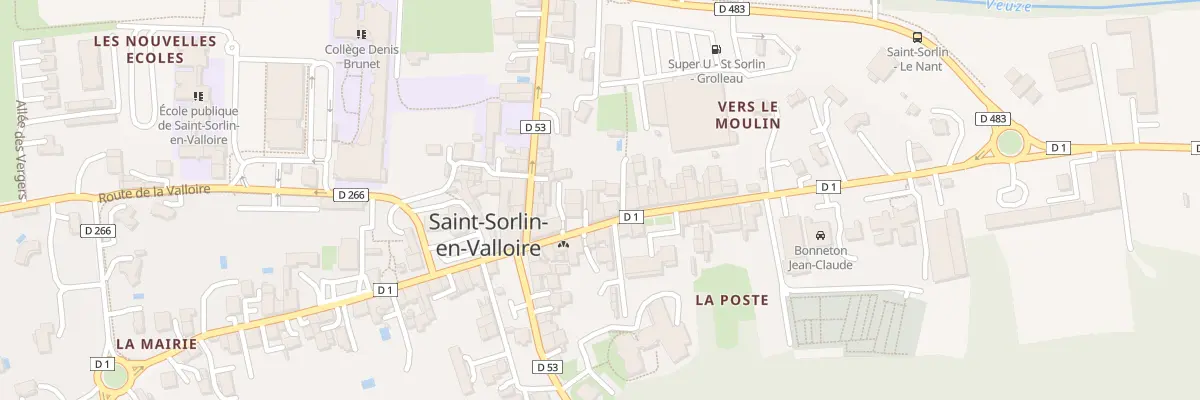 Plan du 63 Rte de Moras à Saint-Sorlin-en-Valloire