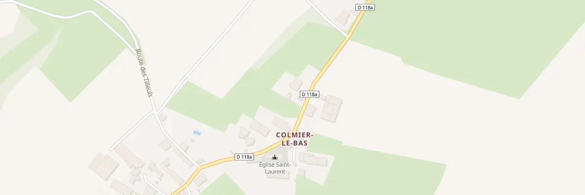Plan du 11 Gr Grande Rue à Colmier-le-Bas