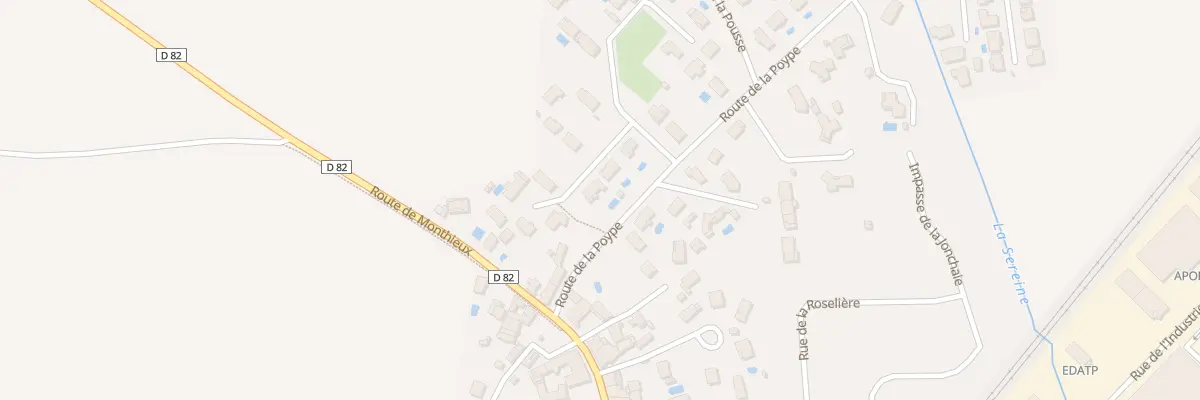 Plan du 5667 Grange Raclet à Saint-André-de-Corcy