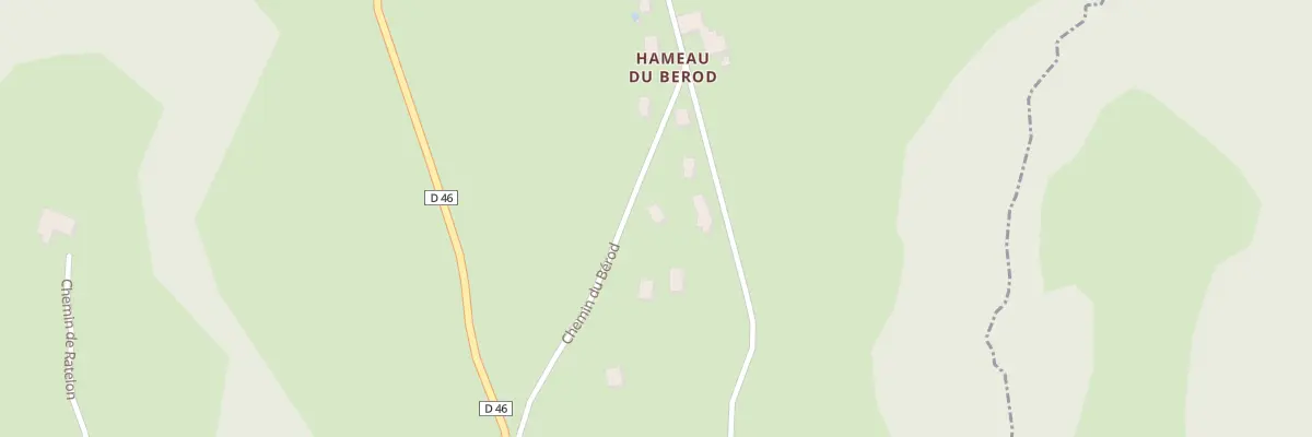 Plan du 226 Che du Berod à Monsteroux-Milieu