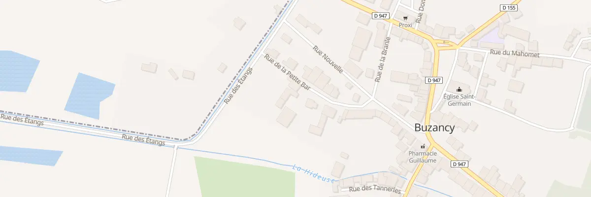 Plan du 20 Rue de la Petite Bar à Buzancy