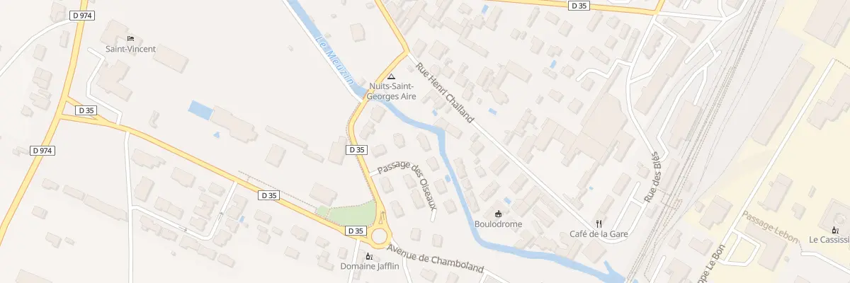 Plan du 5 Pas des Oiseaux à Nuits-Saint-Georges