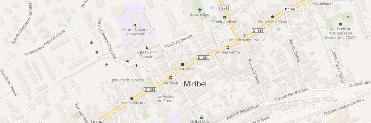 Plan du 973 Grande Rue à Miribel