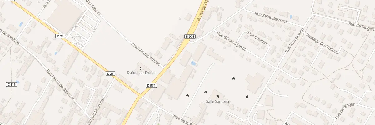 Plan du 4 Rte de Dijon à Nuits-Saint-Georges