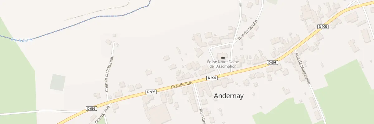 Plan du 50 Gr Grande Rue à Andernay