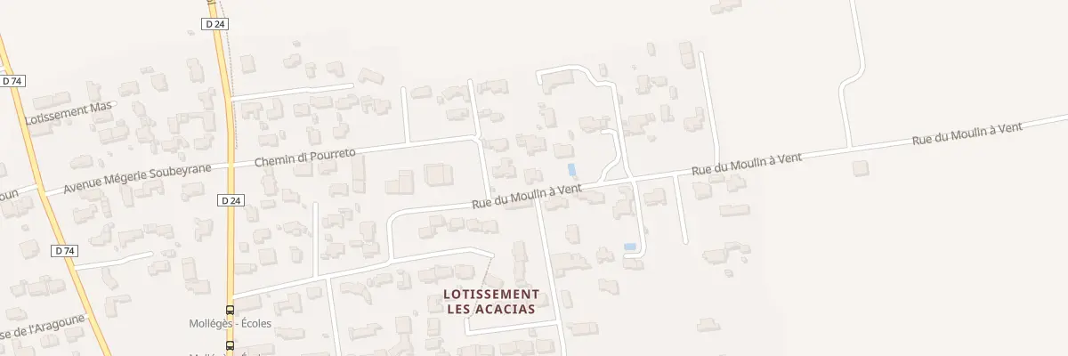 Plan du 359 Che du Moulin à Vent à Mollégès