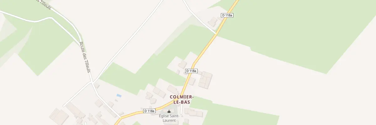 Plan du 13 Gr Grande Rue à Colmier-le-Bas