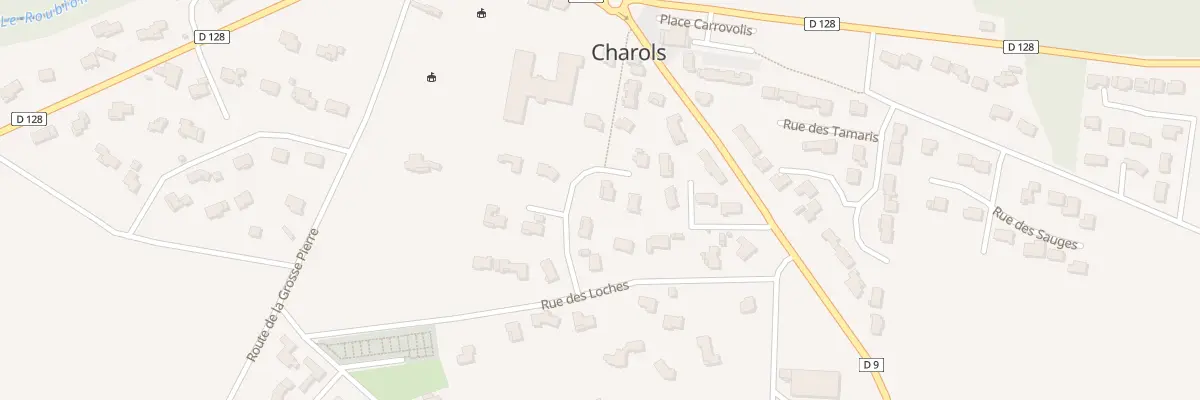 Plan du 110 Rue des Tilleuls à Charols