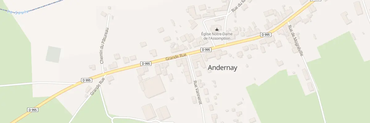 Plan du 2 Rue Vannerot à Andernay