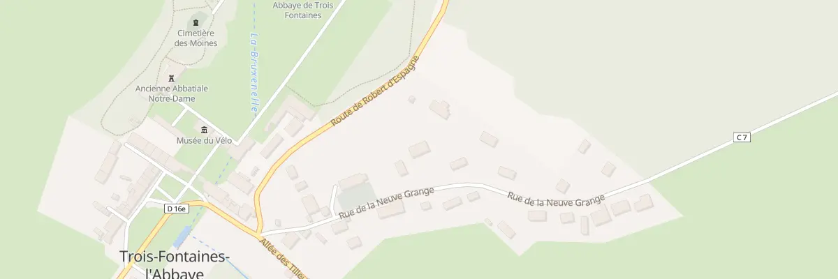 Plan du 11 Rue de la Neuve Grange à Trois-Fontaines-l’Abbaye
