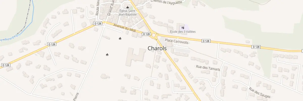 Plan du 20 Pl Carrovolis à Charols