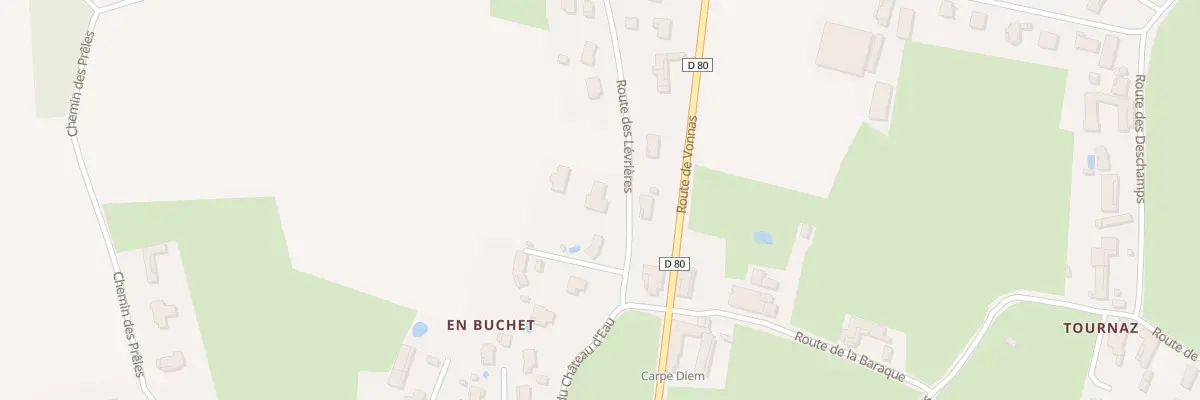 Plan du 316 Rte des Lévrières à Saint-Cyr-sur-Menthon