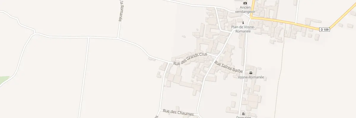 Plan du 14 Rue des Grands Crus à Vosne-Romanée
