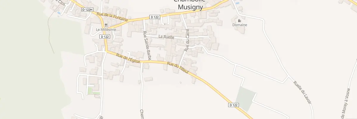 Plan du 5 Rue du Tilleul à Chambolle-Musigny