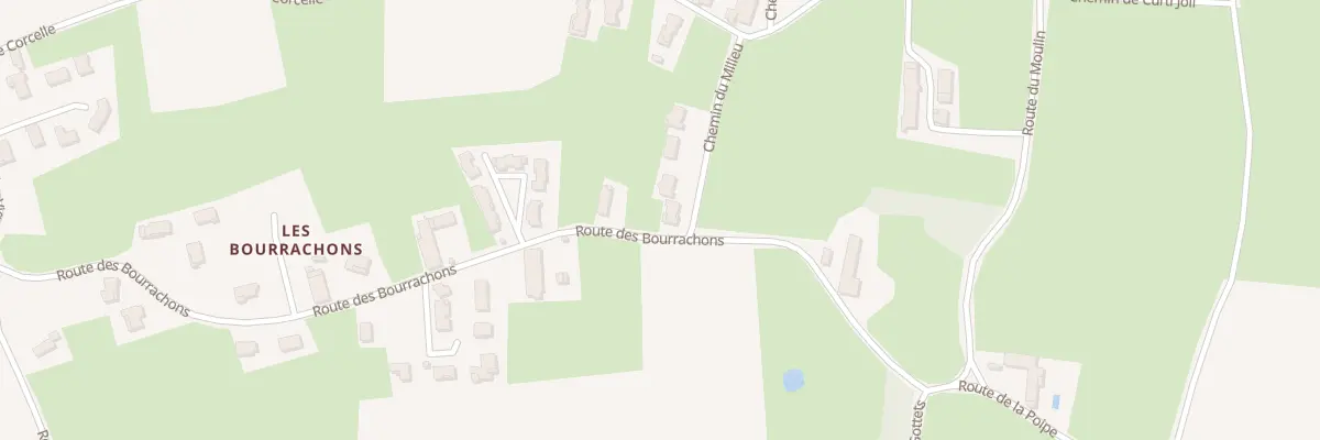 Plan du 5326 Aux Bourrachons à Gorrevod