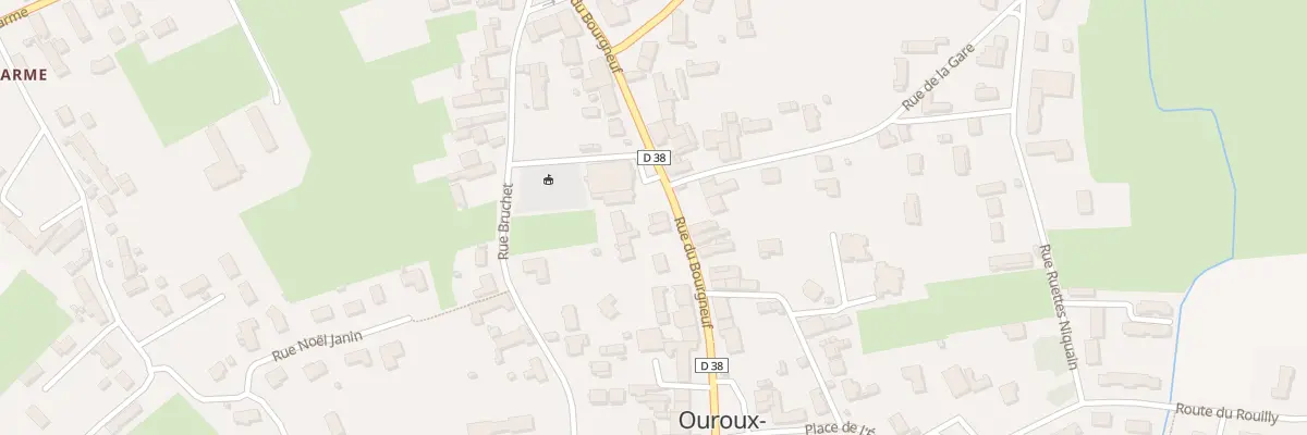 Plan du 20 Rue du Bourgneuf à Ouroux-sur-Saône