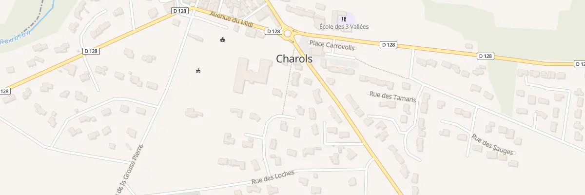 Plan du 145 Rue des Tilleuls à Charols