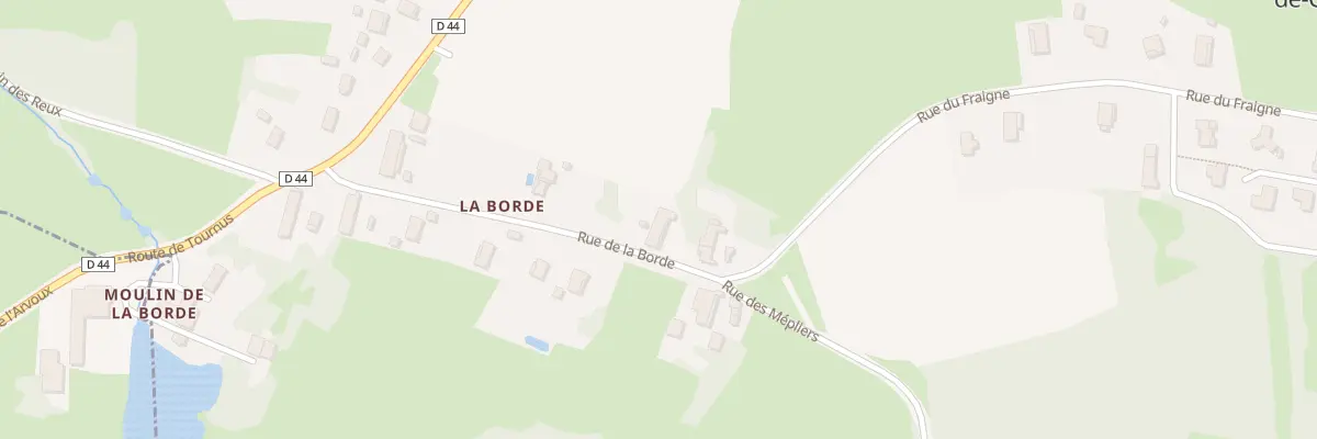 Plan du 267 Rue de la Borde à L’Abergement-de-Cuisery