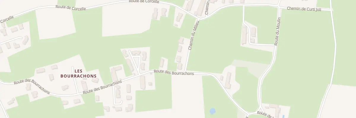 Plan du 5319 Aux Bourrachons à Gorrevod