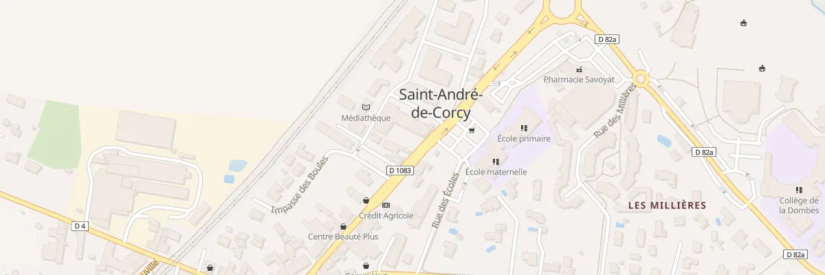 Plan du 40 Pl Victor Hugo à Saint-André-de-Corcy