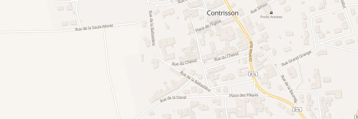 Plan du 196 Rue du Chevol à Contrisson