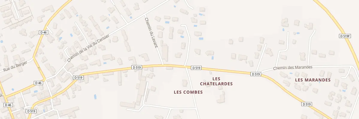 Plan du 5001 Les Marandes à Jarcieu
