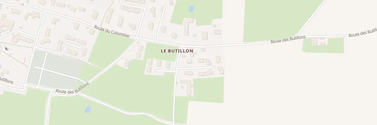 Plan du 51E Desserte des Butillons à Bâgé-Dommartin