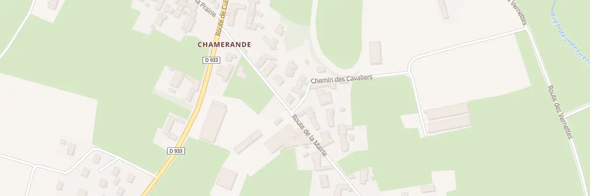 Plan du 1280A Vc Moulin Mairie Mairie Prair à Saint-Bénigne