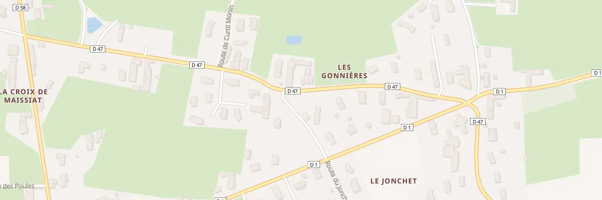Plan du 1 Rte des Gonnieres à Chevroux