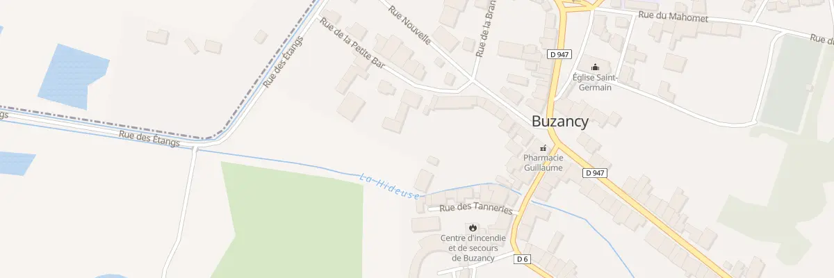 Plan du 14 Rue de la Petite Bar à Buzancy