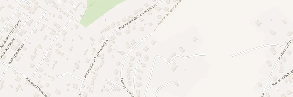 Plan du 9006 Che du Tournant Simonet à Sedan