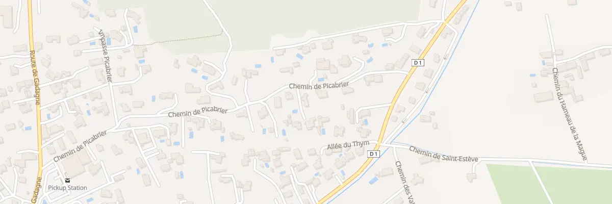 Plan du 47 Che de Picabrier à Caumont-sur-Durance