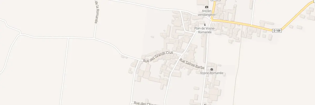 Plan du 10 Rue des Grands Crus à Vosne-Romanée