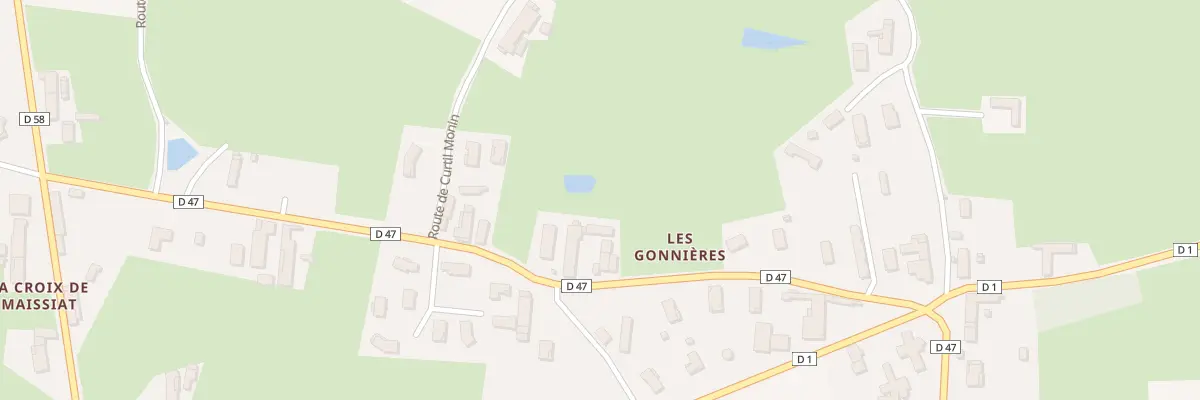 Plan du 429 Rte des Gonnieres à Chevroux
