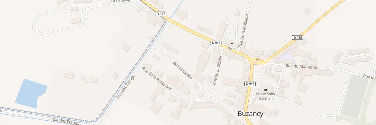 Plan du 1 Rue de la Branle à Buzancy