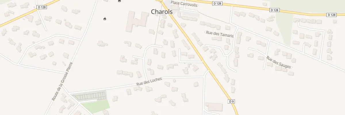 Plan du 75 Imp les Maronnes à Charols