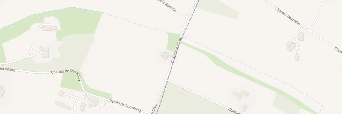 Plan du 5200 Serrelong à Montoison