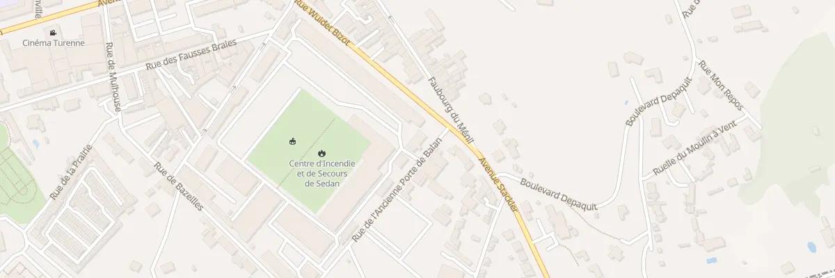 Plan du 2 Rue Ancienne Porte de Balan à Sedan
