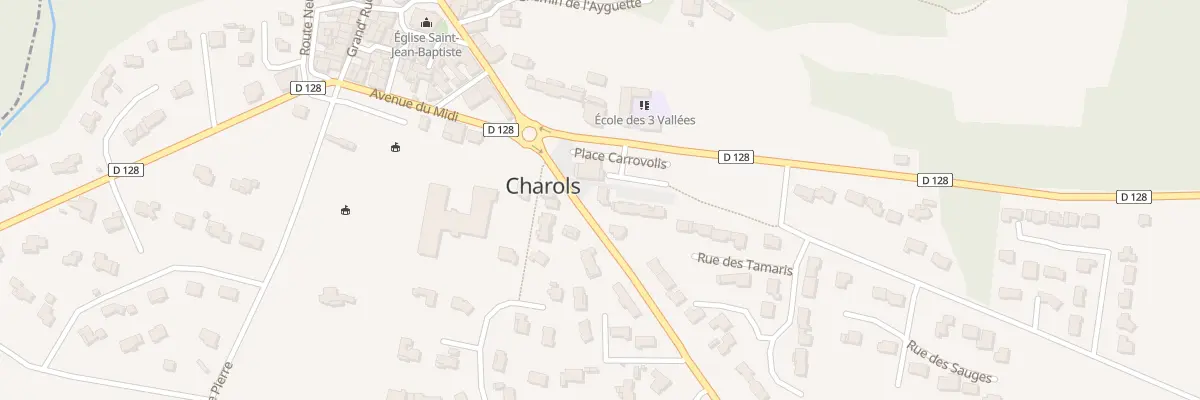 Plan du 60 Pl Carrovolis à Charols