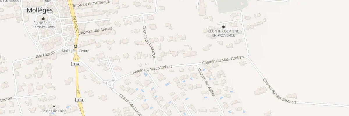 Plan du 203 Che du Mas d’Imbert à Mollégès
