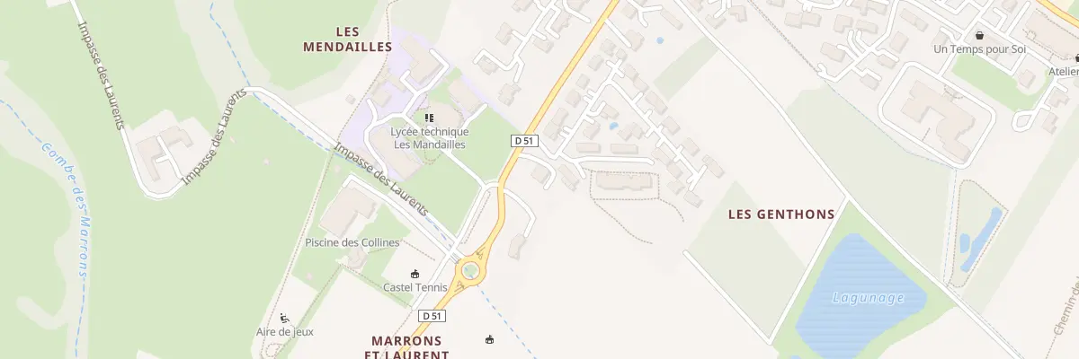 Plan du 17 Rue du Stade à Châteauneuf-de-Galaure