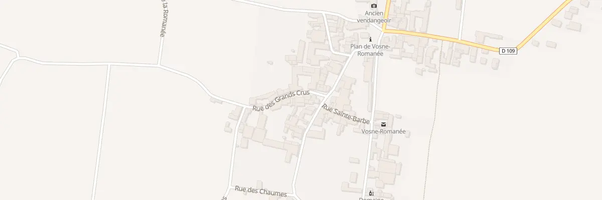 Plan du 5 Rue des Grands Crus à Vosne-Romanée