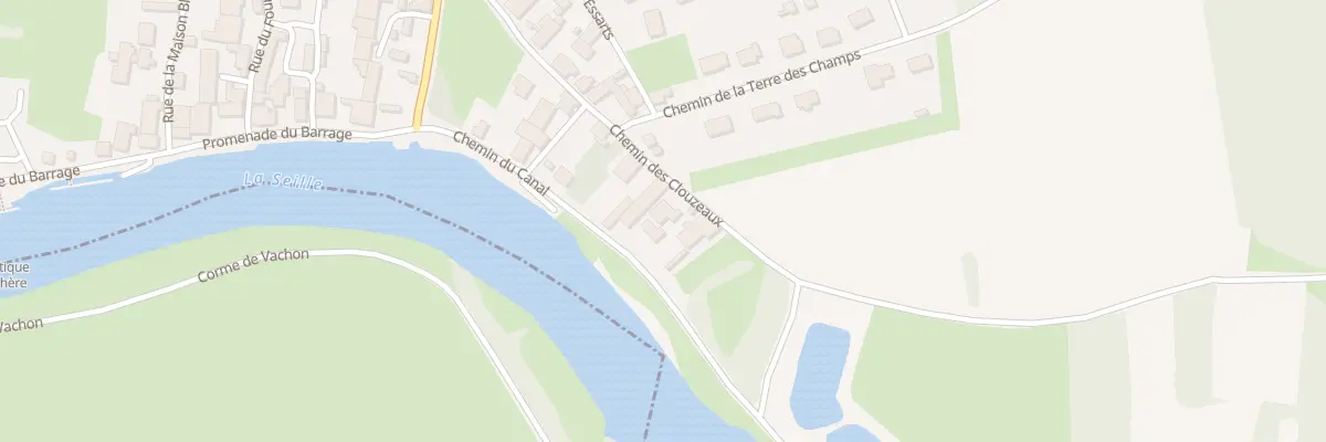 Plan du 5067 Che des Clouzeaux à La Truchère