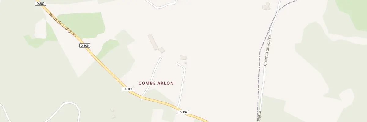 Plan du 5015 Combe Arlon à Aleyrac