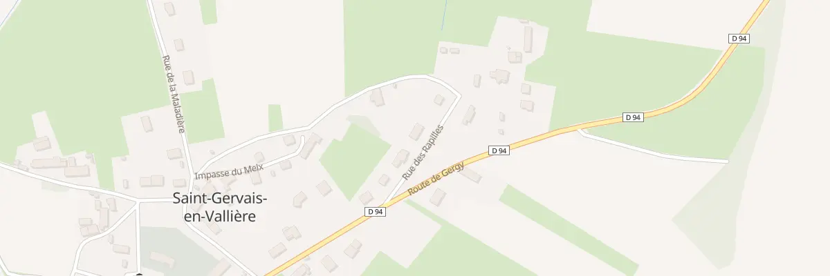 Plan du 4 Rue des Rapilles à Saint-Gervais-en-Vallière
