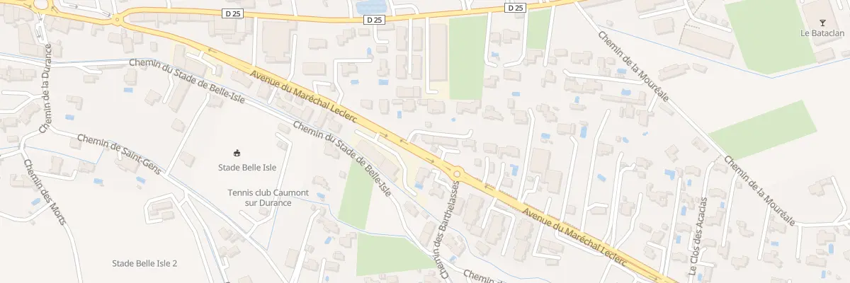Plan du 1 All des Mésanges à Caumont-sur-Durance