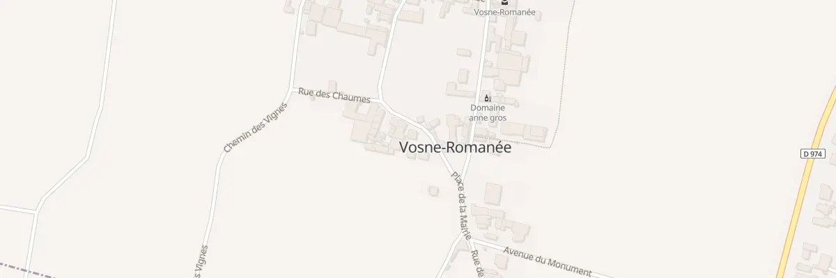 Plan du 20 Rue de la Goillotte à Vosne-Romanée
