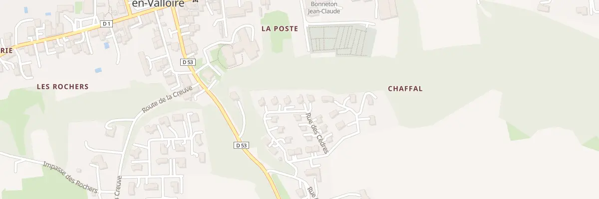 Plan du 4 Rue des Cedres à Saint-Sorlin-en-Valloire