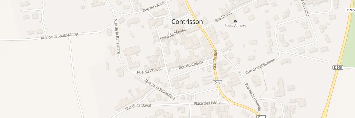 Plan du 92 Rue du Chevol à Contrisson