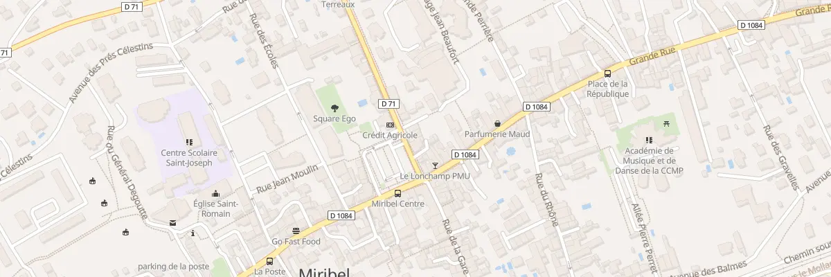Plan du 6 Rue Joseph Carre à Miribel
